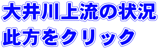 大井川上流の状況 此方をクリック